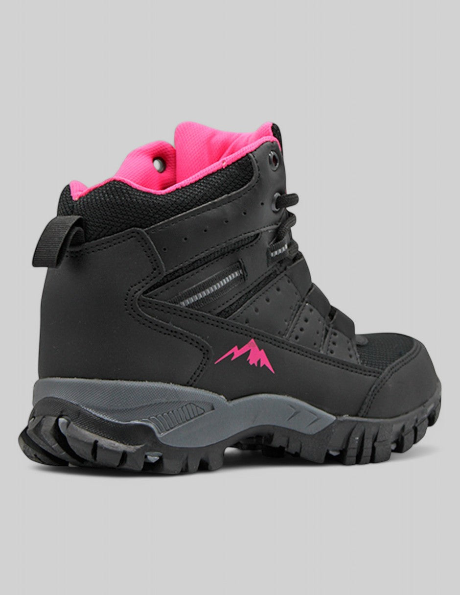 Botas para senderismo Soule en Piel vegana – Negro