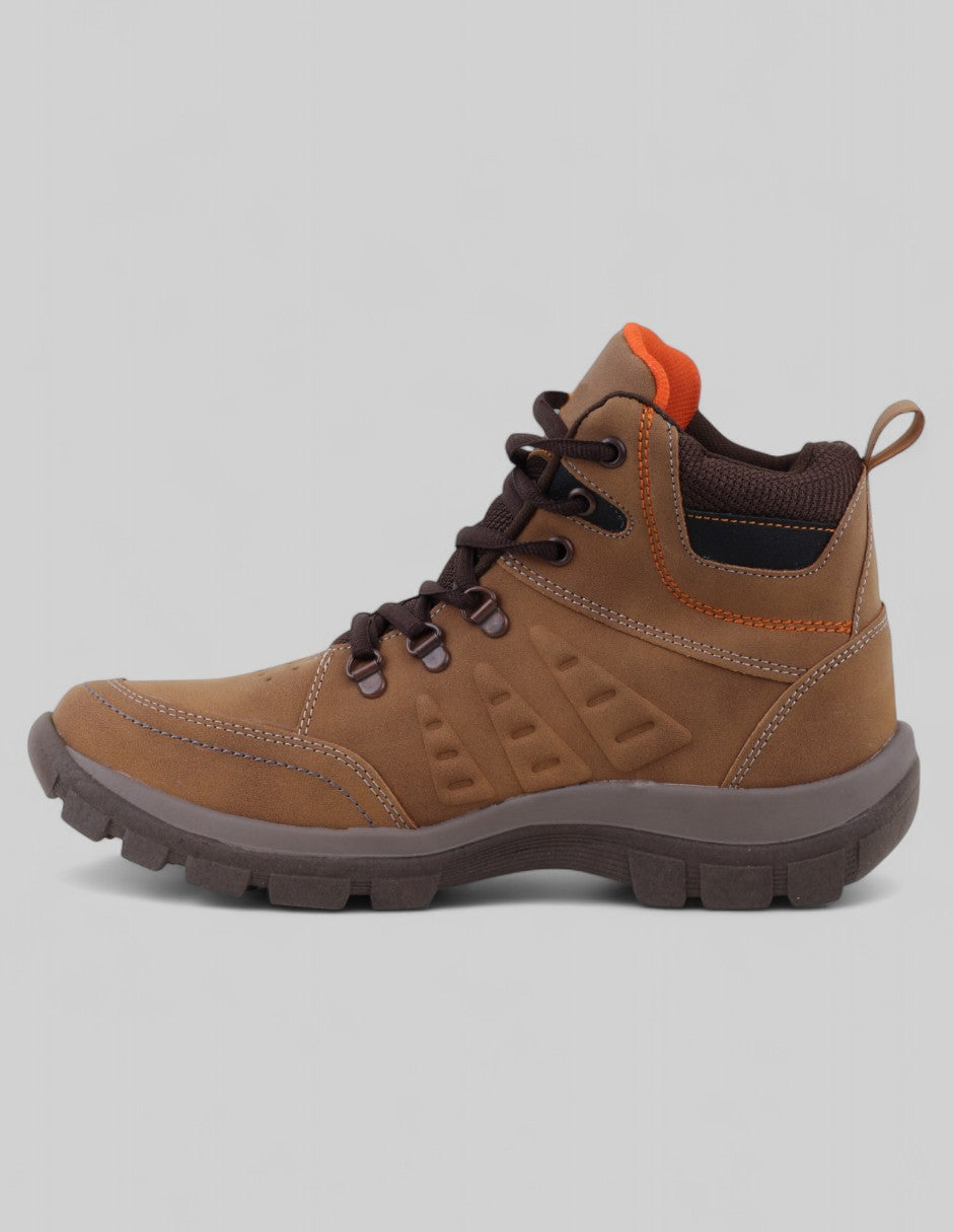 Botas industriales Work en Piel vegana– Cafe