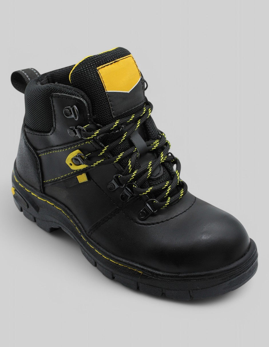 Botas industriales Exterior Piel vegana Color Negro Para Mujer De RBCOLLECTION