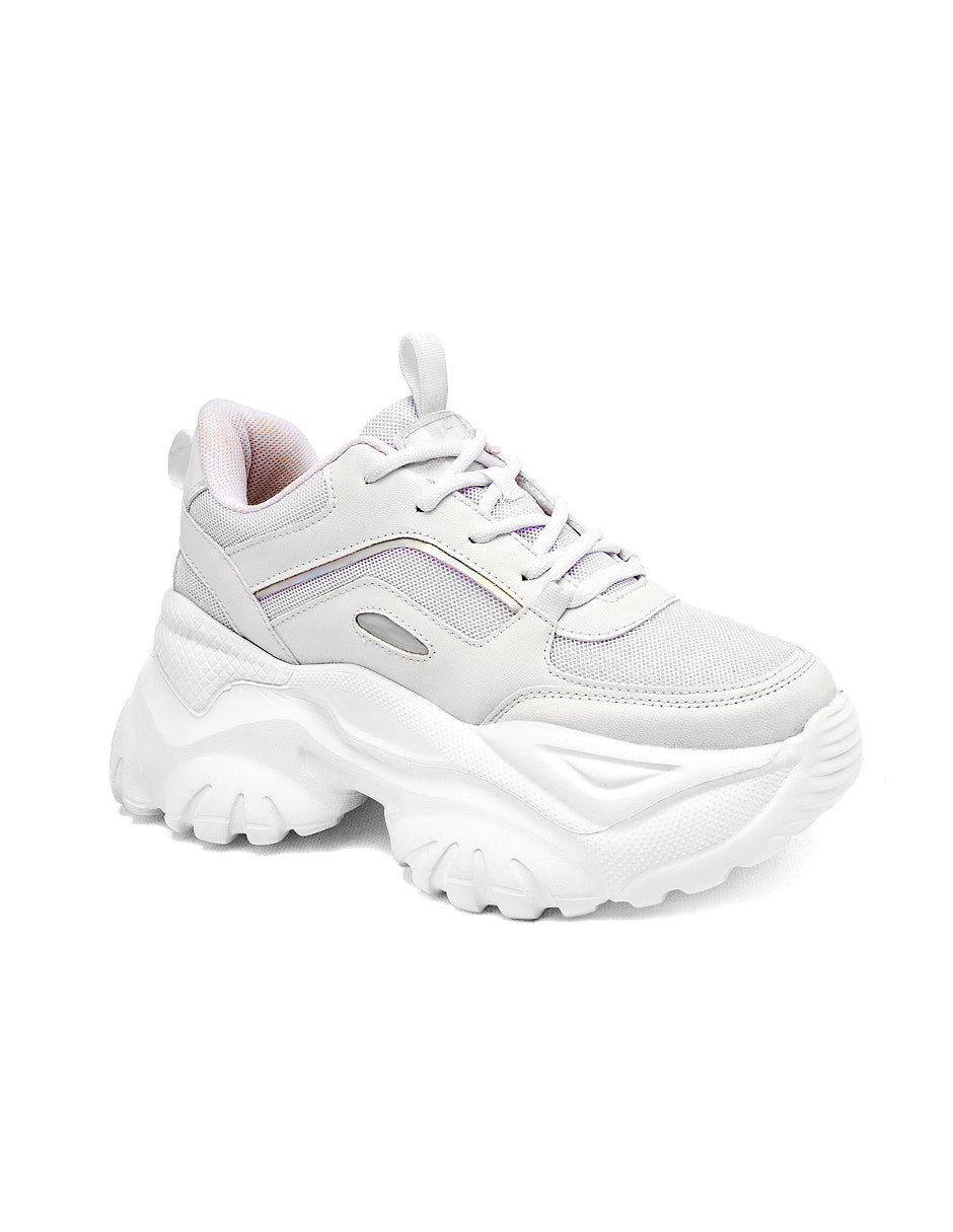 Tenis tipo deportivo Color Blanco Para Mujer De RBCOLLECTION