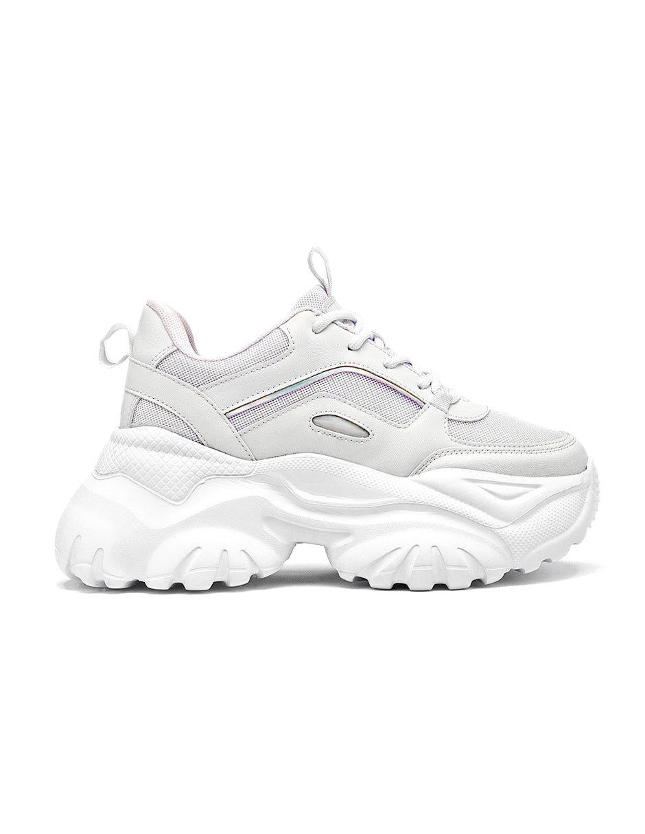 Tenis tipo deportivo Color Blanco Para Mujer De RBCOLLECTION