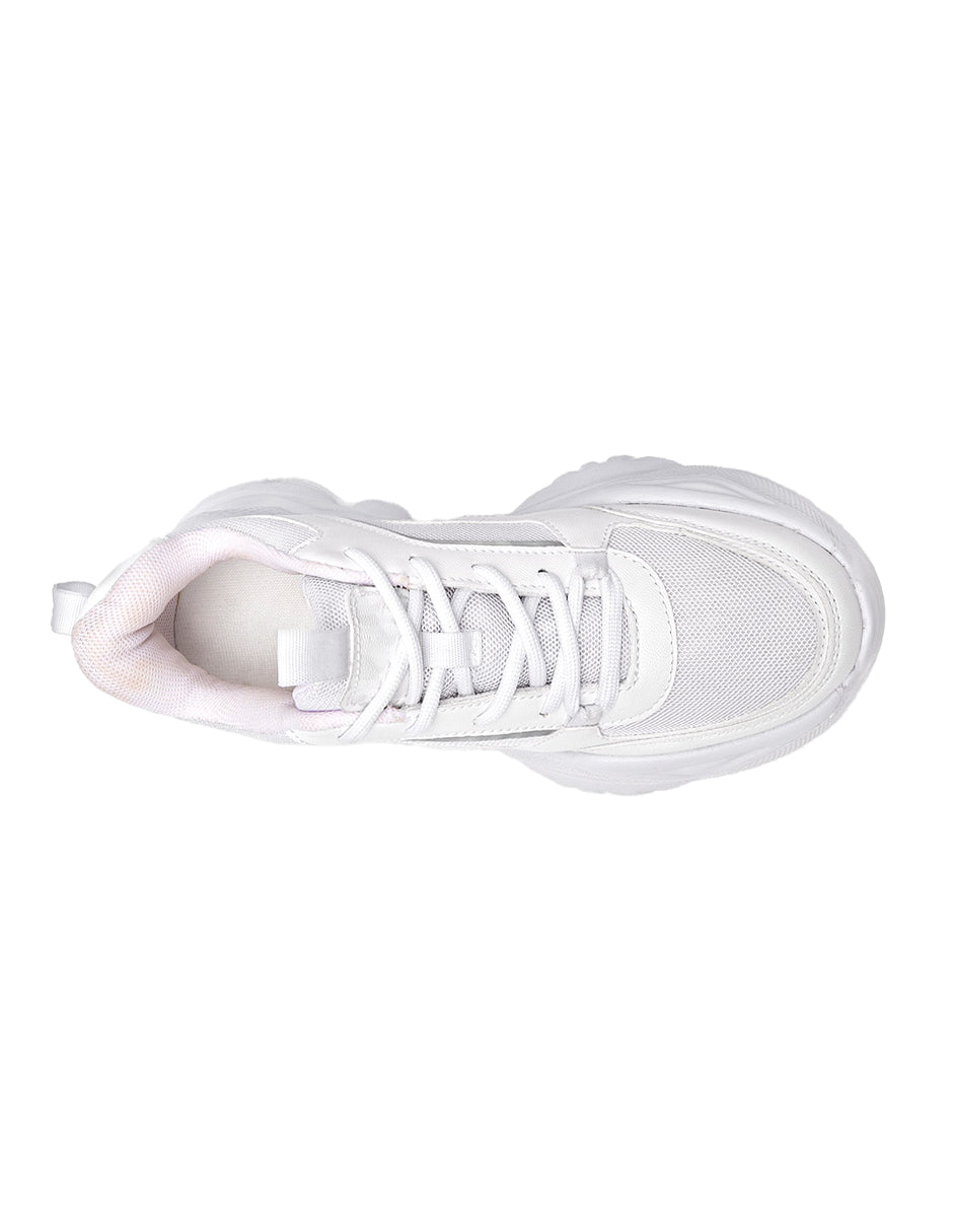 Tenis tipo deportivo Color Blanco Para Mujer De RBCOLLECTION