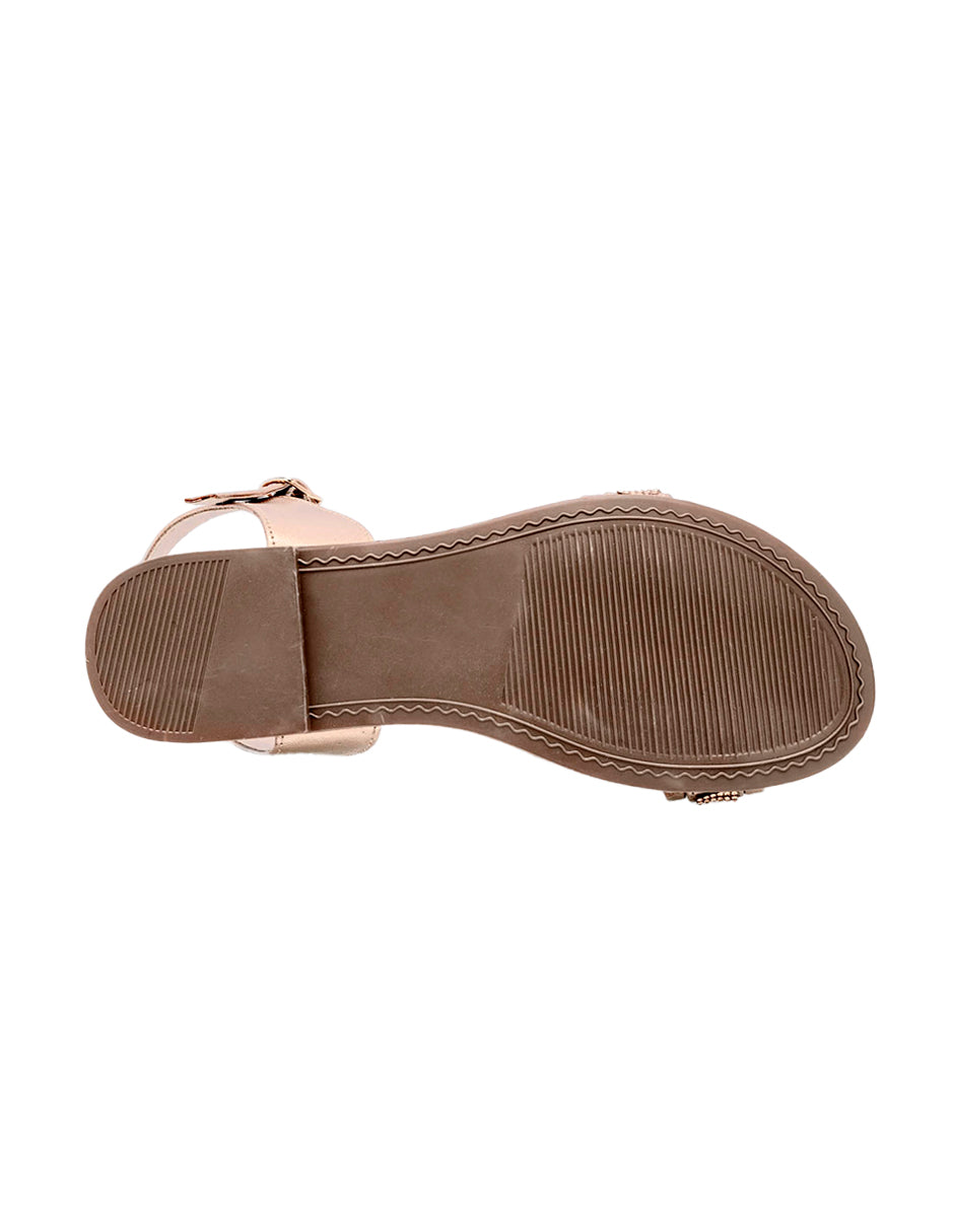Sandalias de piso Color Rosa Para Mujer De RBCOLLECTION