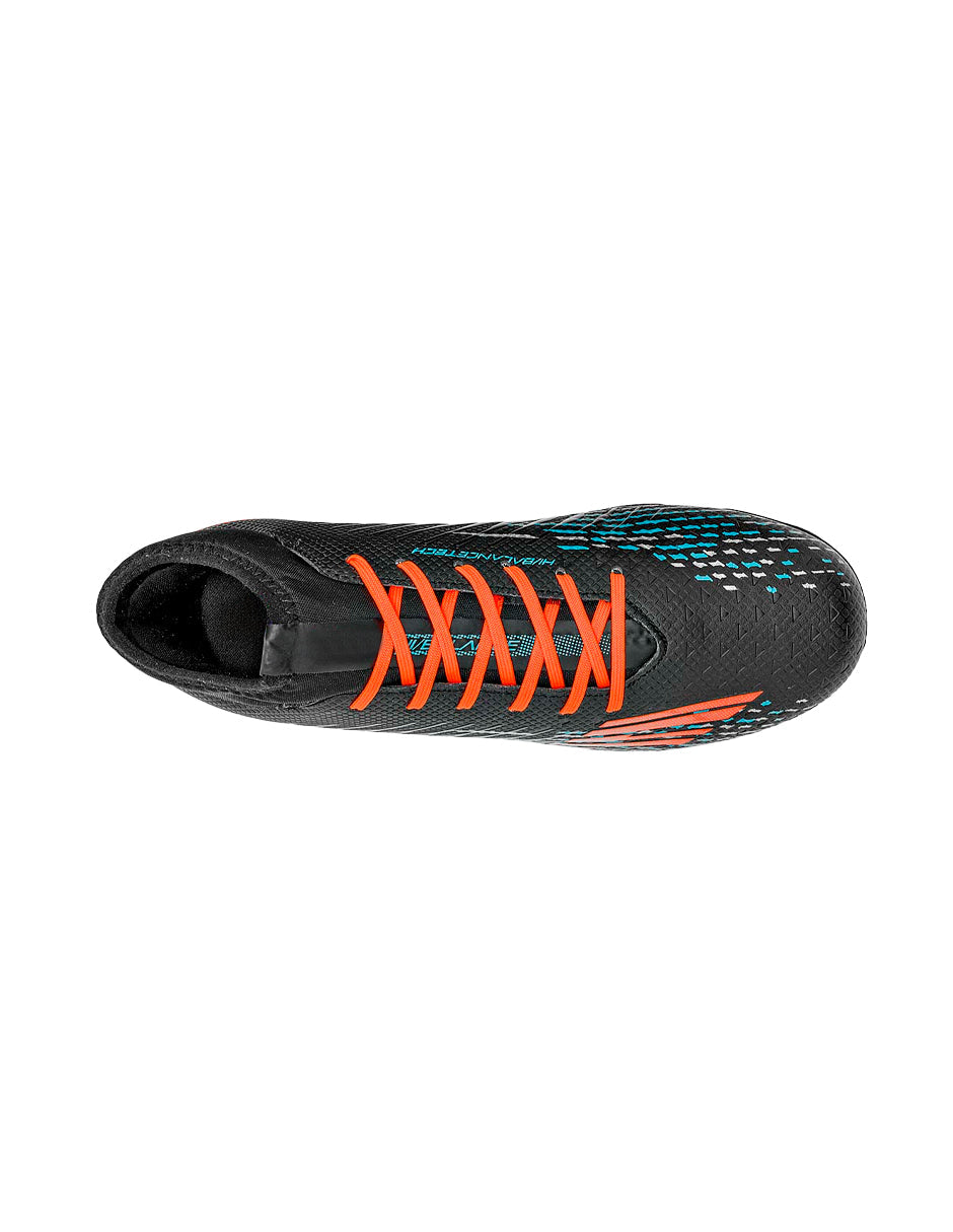 Tenis para fútbol Color Negro Con Naranja Para Mujer De RBBASICS