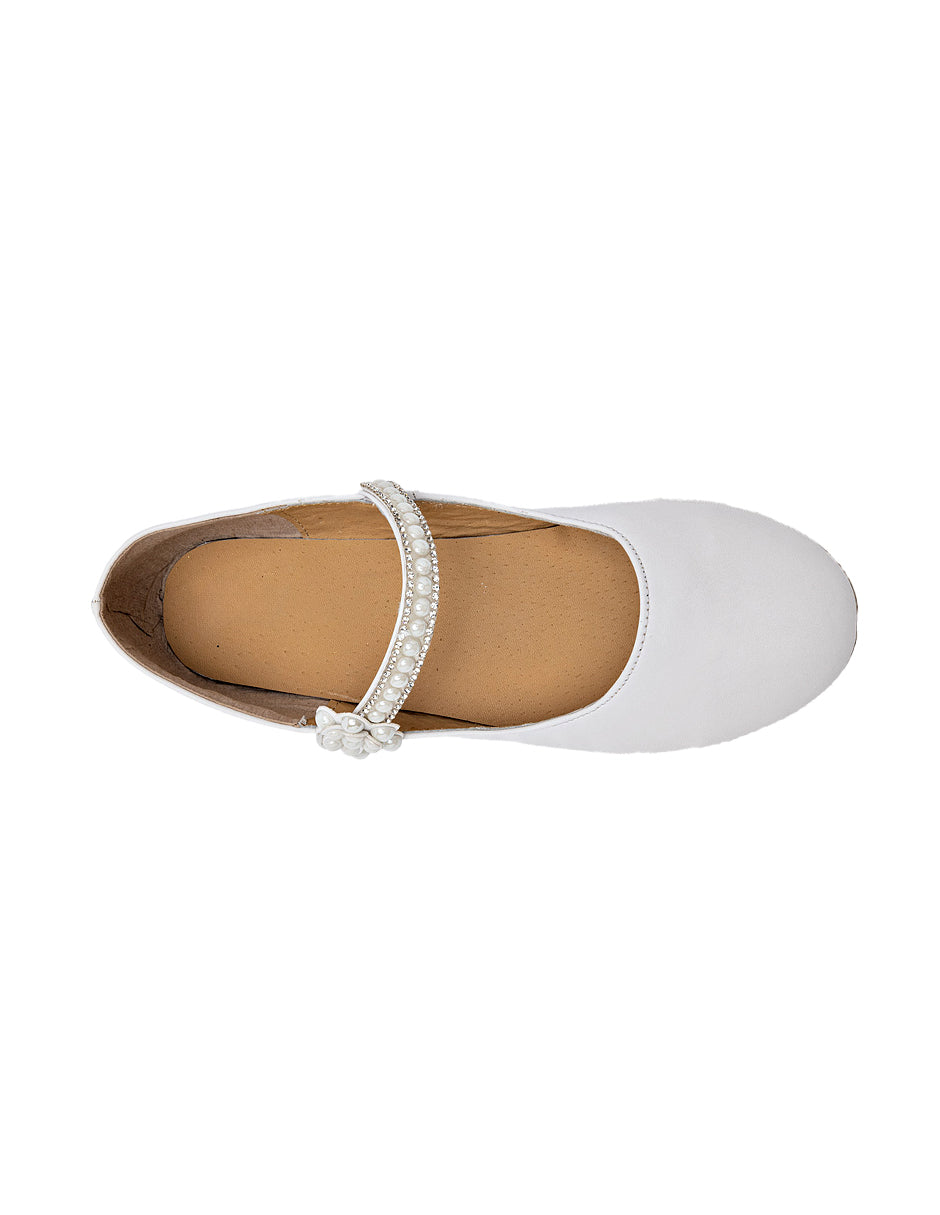 Flats puntales Color Blanco Para Mujer De RBCOLLECTION