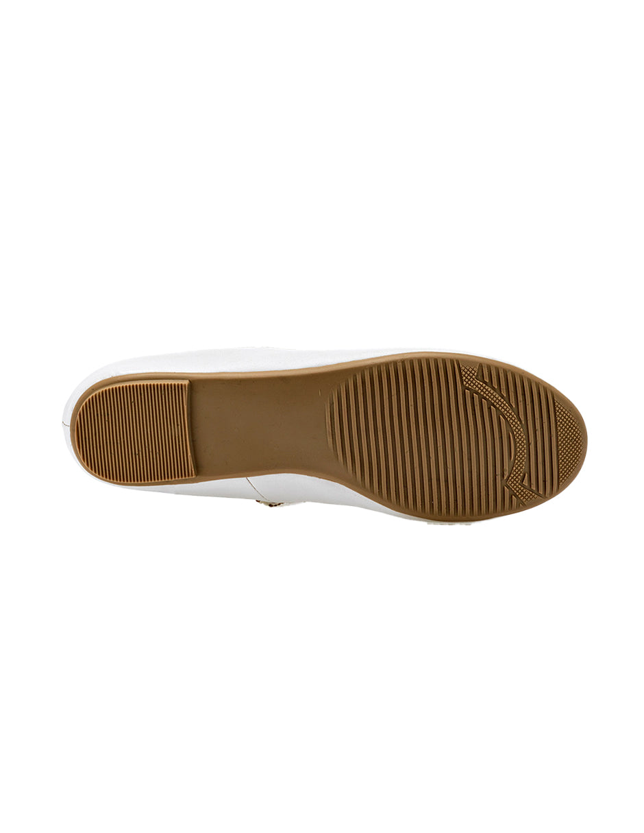 Flats puntales Color Blanco Para Mujer De RBCOLLECTION
