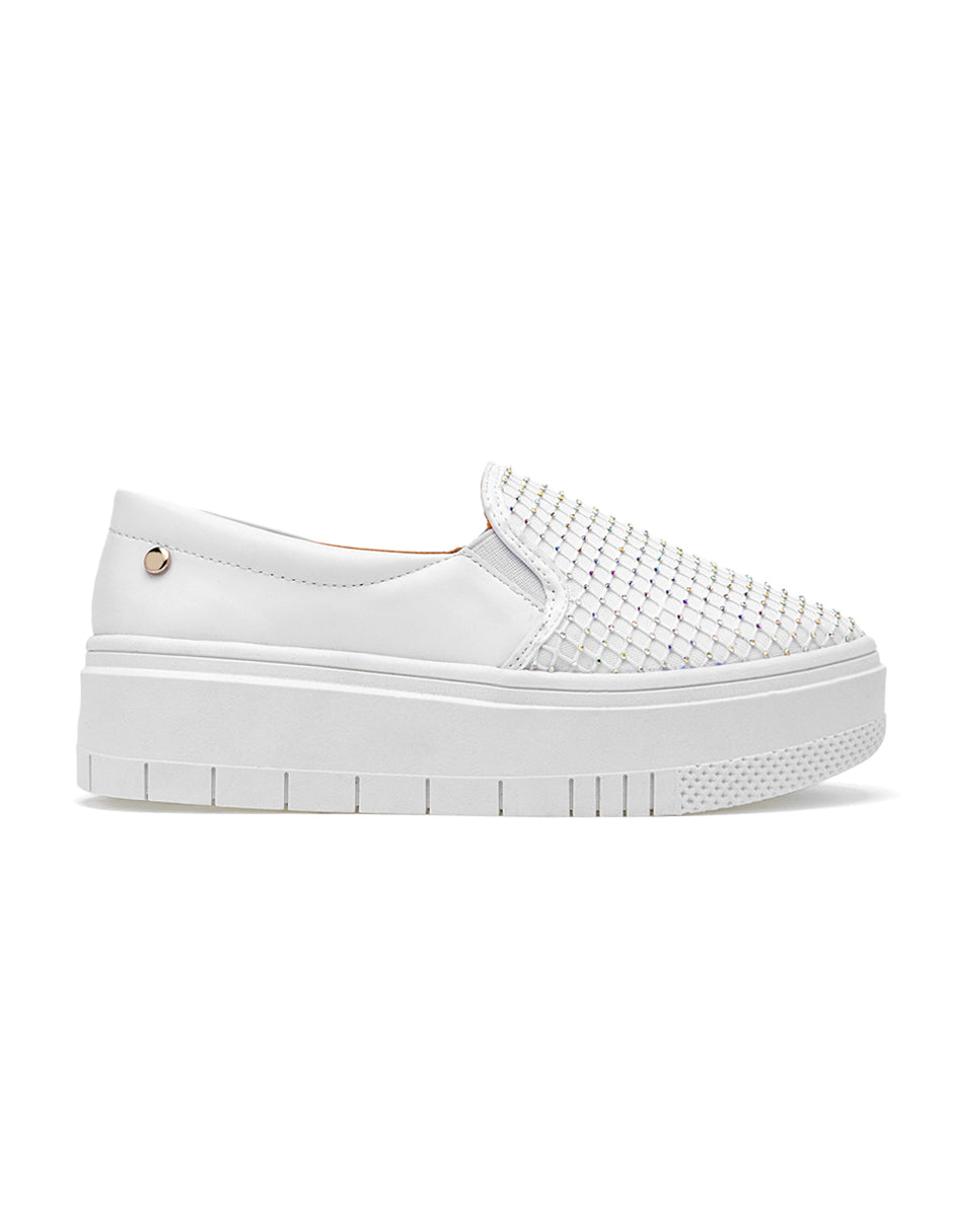 Mocasines Color Blanco Para Mujer De RBCOLLECTION