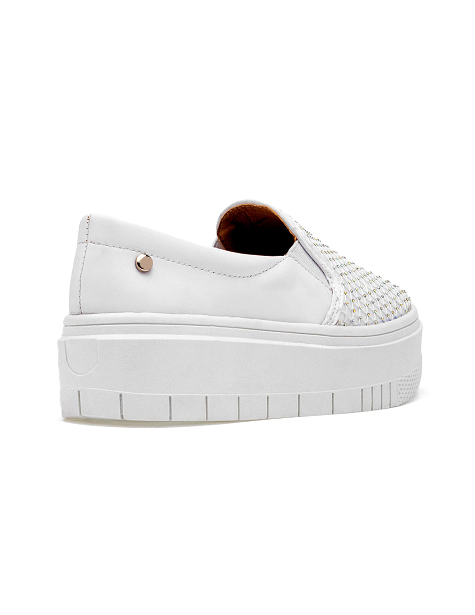 Mocasines Color Blanco Para Mujer De RBCOLLECTION