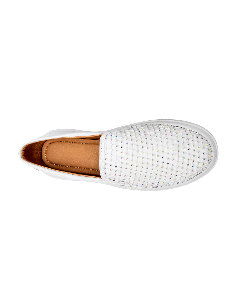 Mocasines Color Blanco Para Mujer De RBCOLLECTION