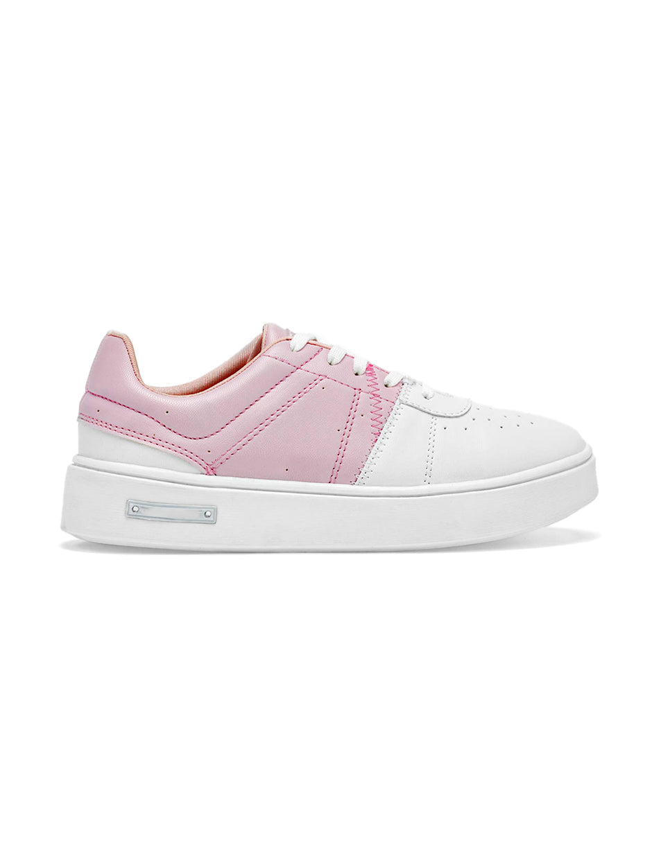 Tenis con cordones Color Blanco Para Mujer De RBCOLLECTION