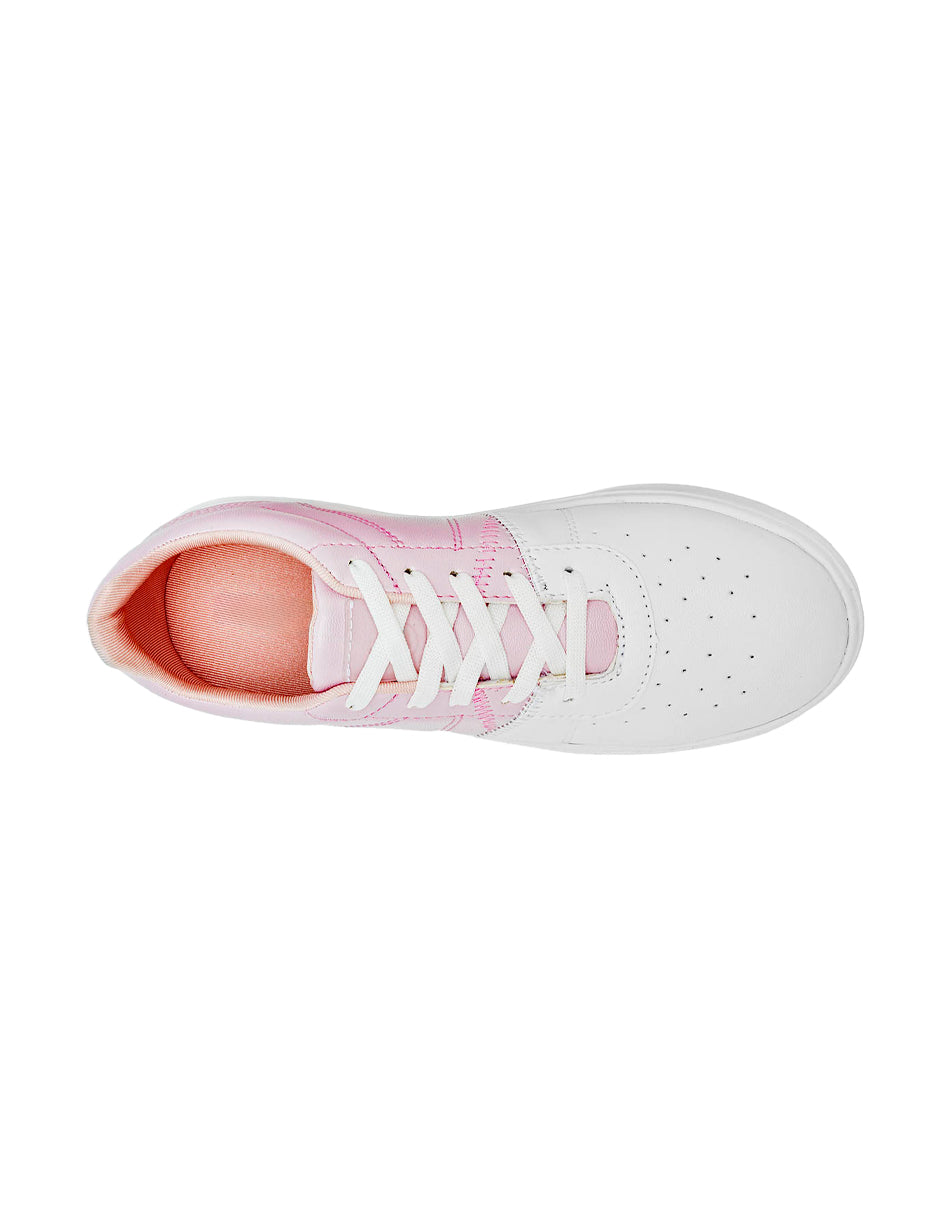 Tenis con cordones Color Blanco Para Mujer De RBCOLLECTION