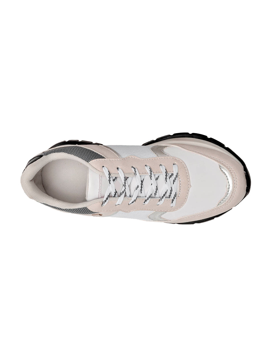 Tenis tipo deportivo Color Blanco Para Mujer De RBCOLLECTION