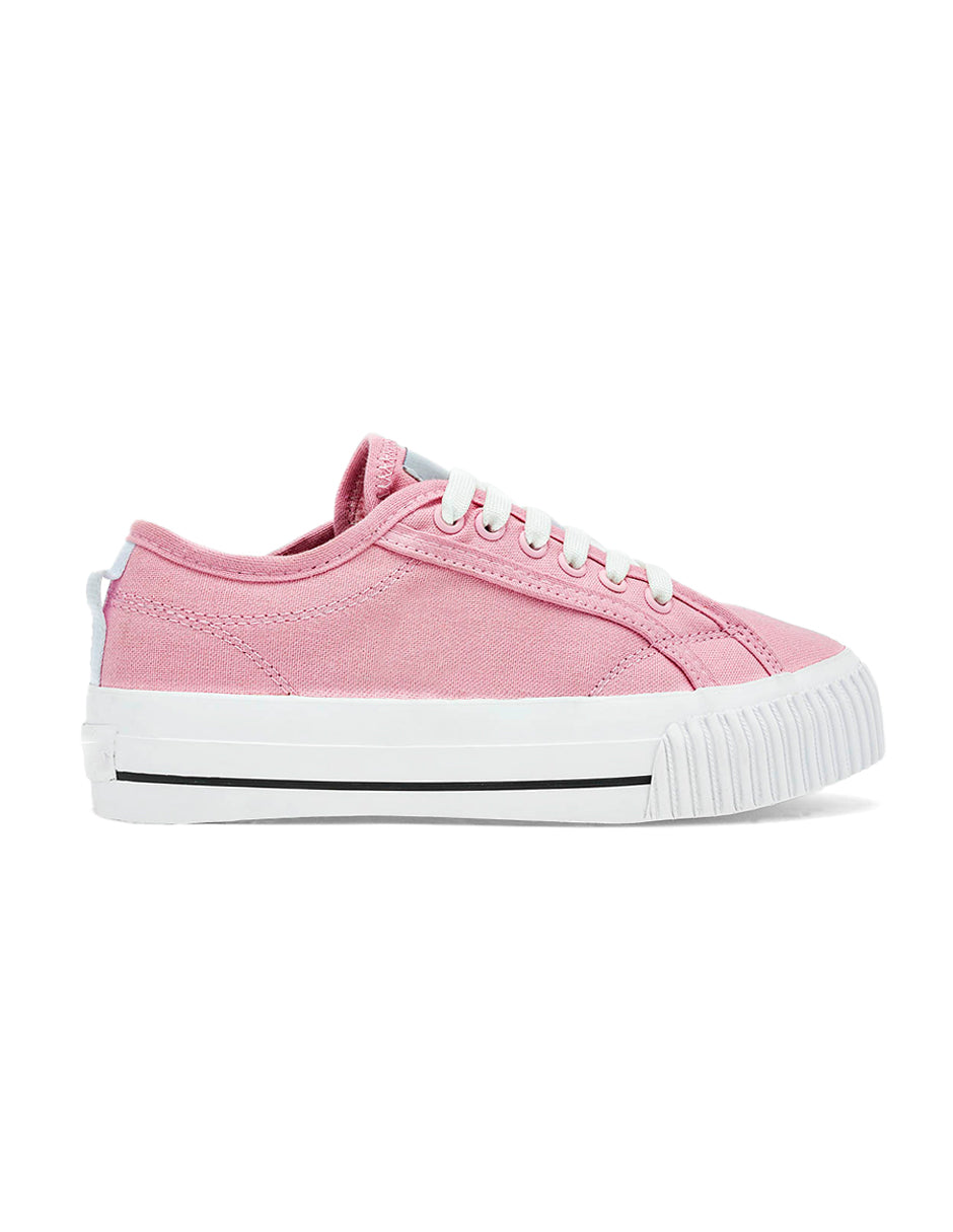 Tenis con cordones Color Rosa Para Mujer De RBCOLLECTION