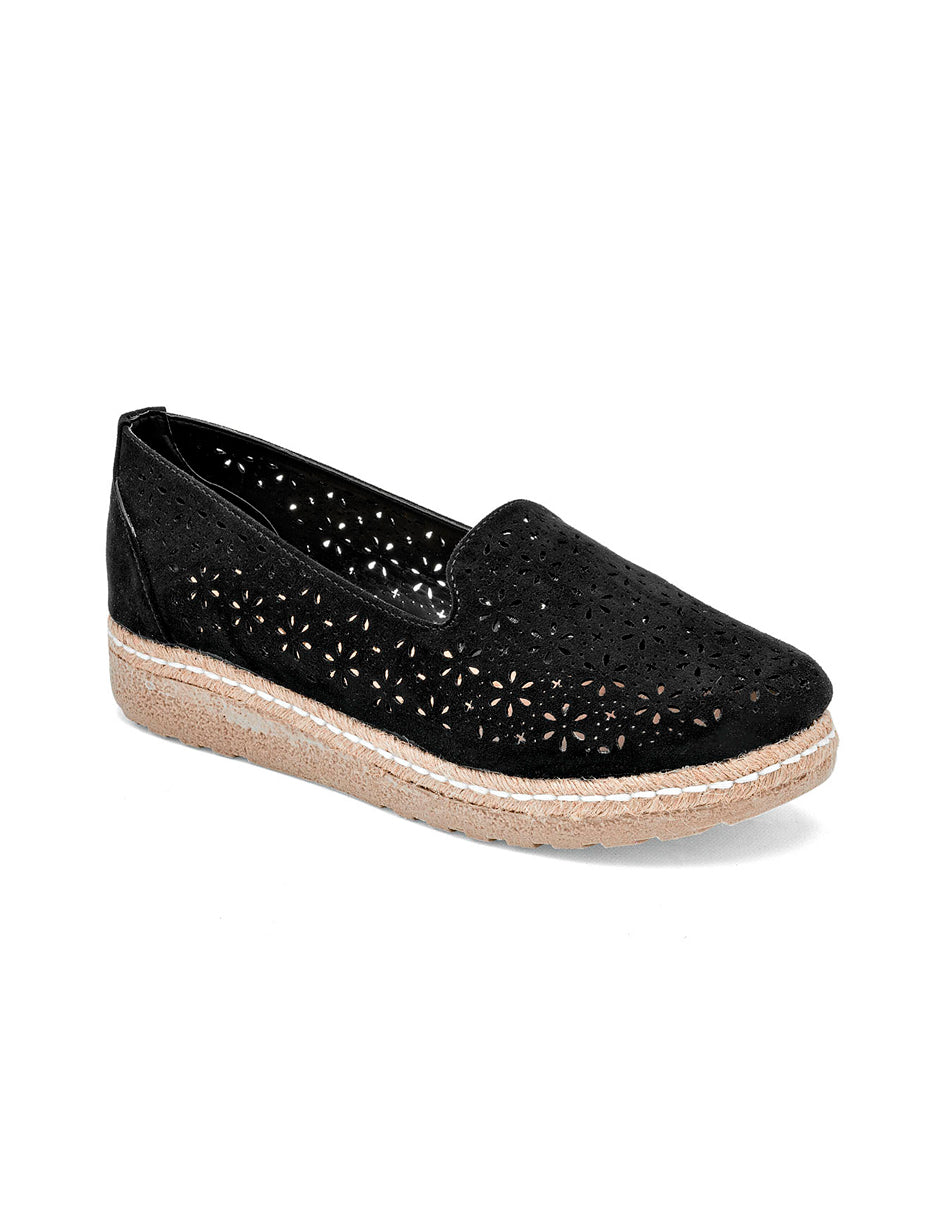 Alpargatas Color Negro Para Mujer De RBBASICS