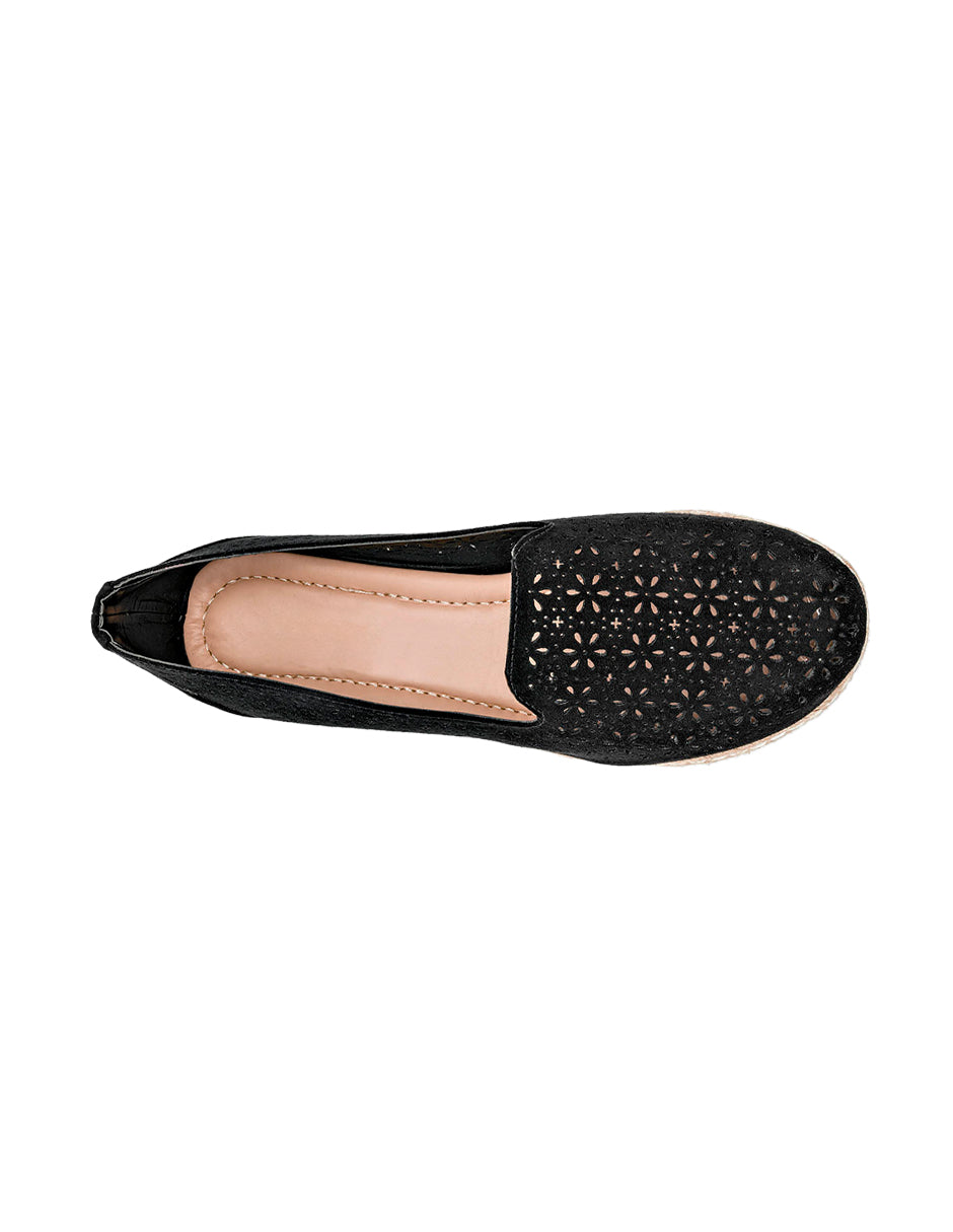 Alpargatas Color Negro Para Mujer De RBBASICS