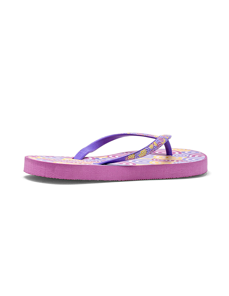 Sandalias clásicas Color Lila Para Mujer De RBBASICS