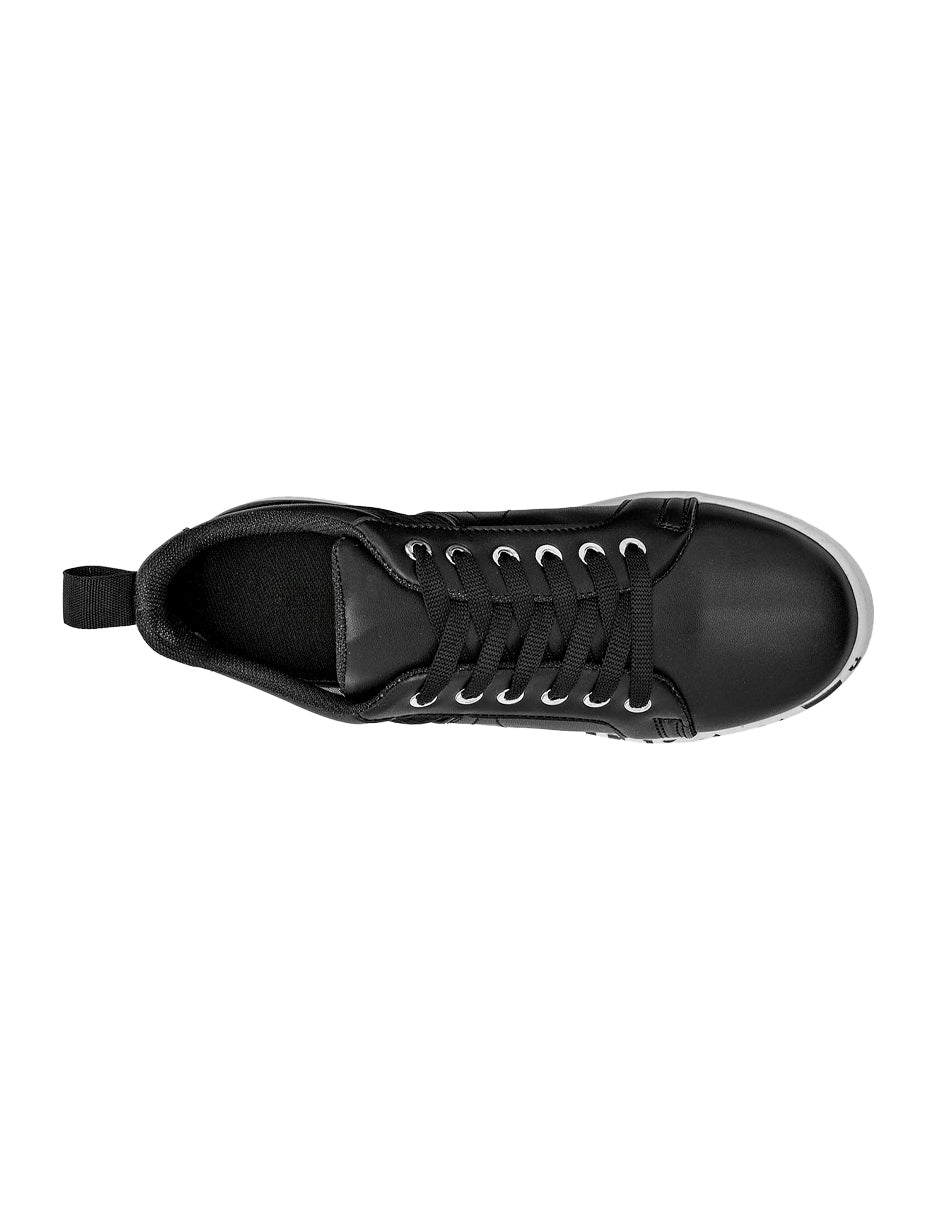 Tenis con cordones Color Negro Para Mujer De RBCOLLECTION