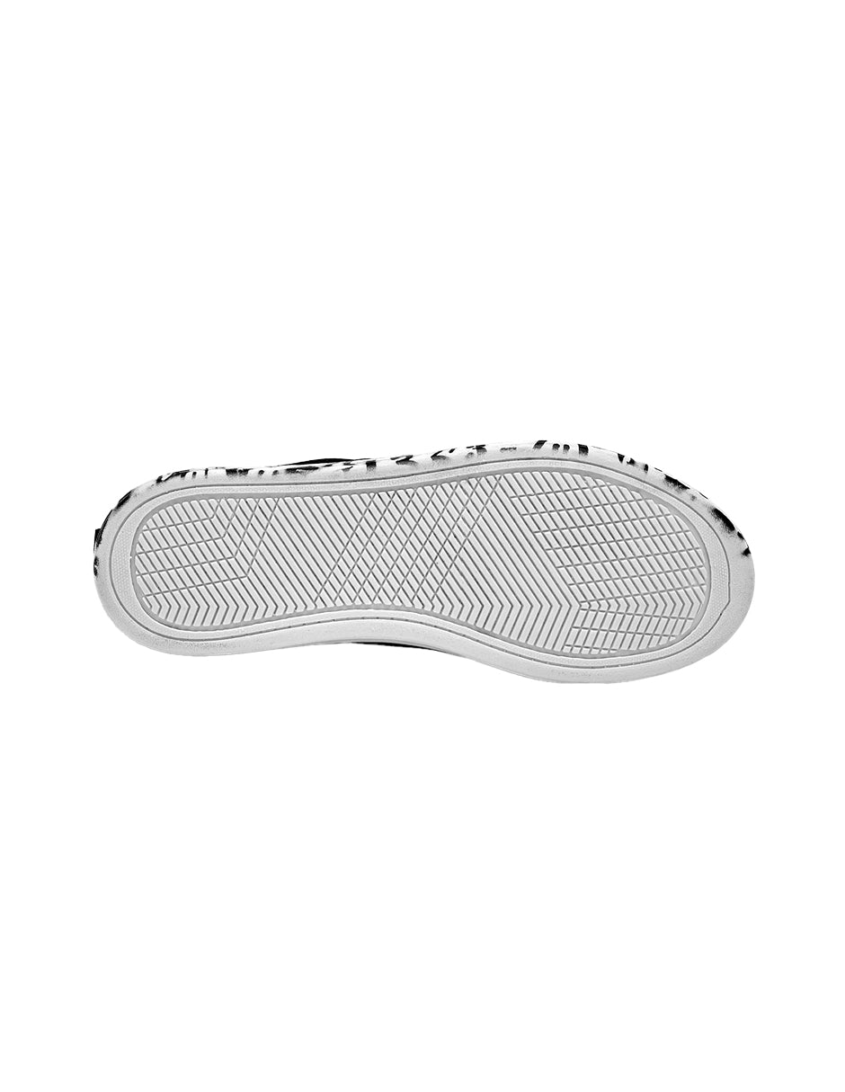 Tenis con cordones Color Negro Para Mujer De RBCOLLECTION