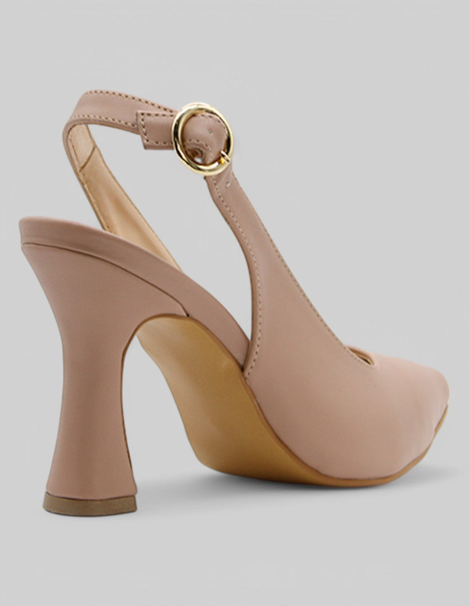 Zapatillas Lady en Piel vegana – Beige