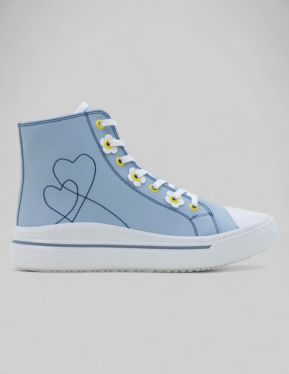 Tenis Botín Italia en Sintético – Azul