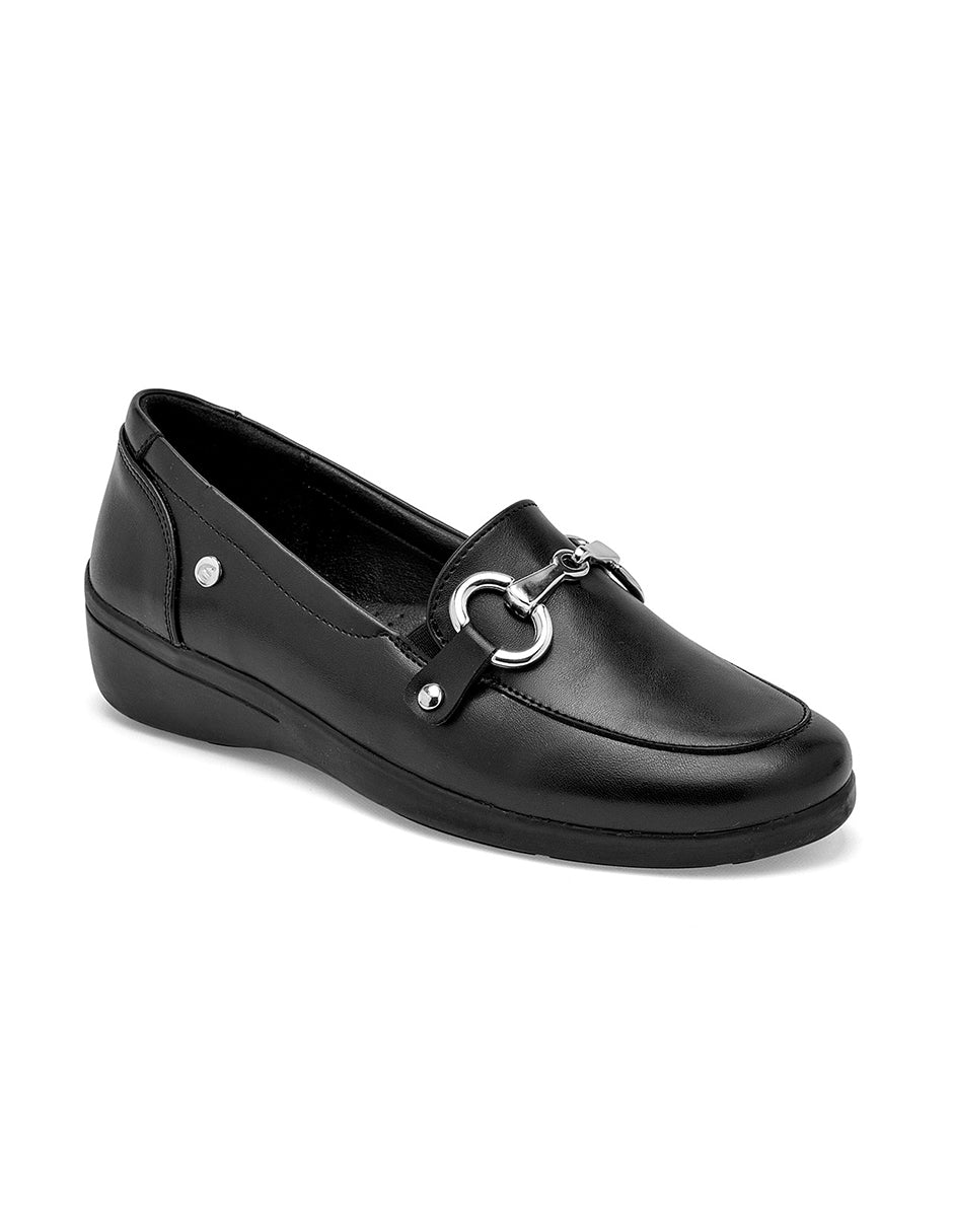 Loafers Color Negro Para Mujer De RBCOLLECTION