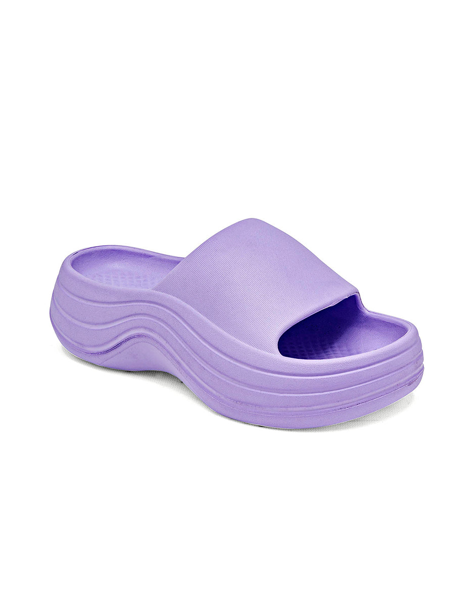 Sandalias clásicas Color Lila Para Mujer De RBBASICS