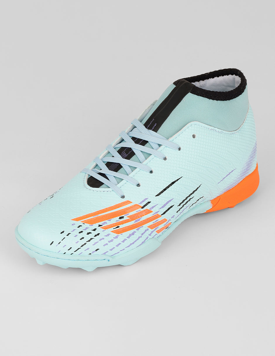 Tenis para fútbol  Sport en Piel vegana – Azul