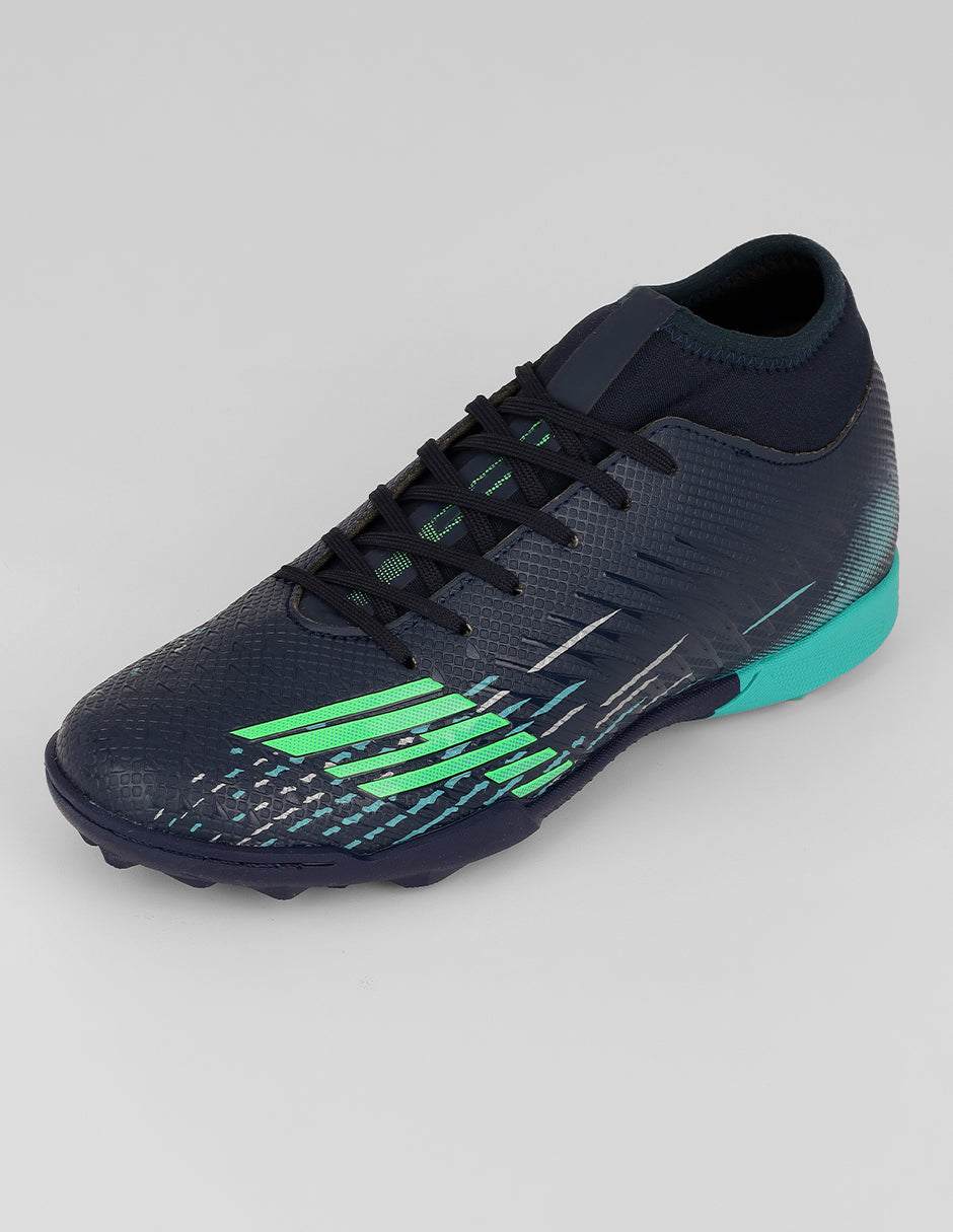 Tenis para fútbol  Sport en Piel vegana – Azul