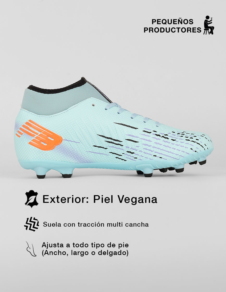 Tenis para fútbol  Sport en Piel vegana – Azul