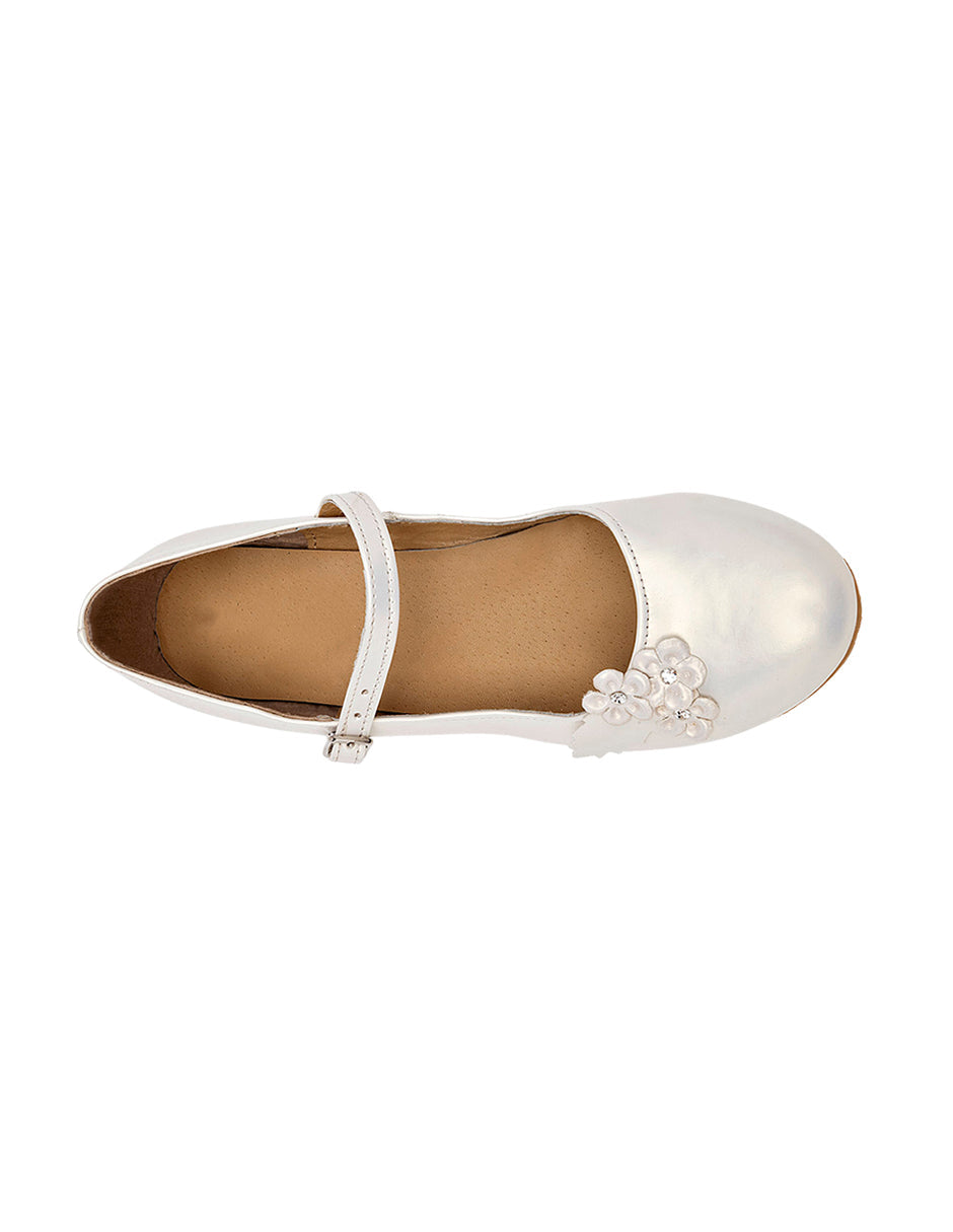 Mary jane Color Blanco Nacar Para Mujer De RBCOLLECTION