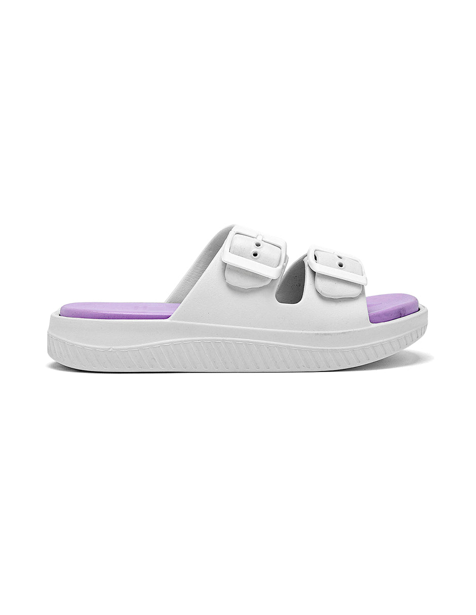 Sandalias clásicas Color Blanco Para Mujer De RBBASICS