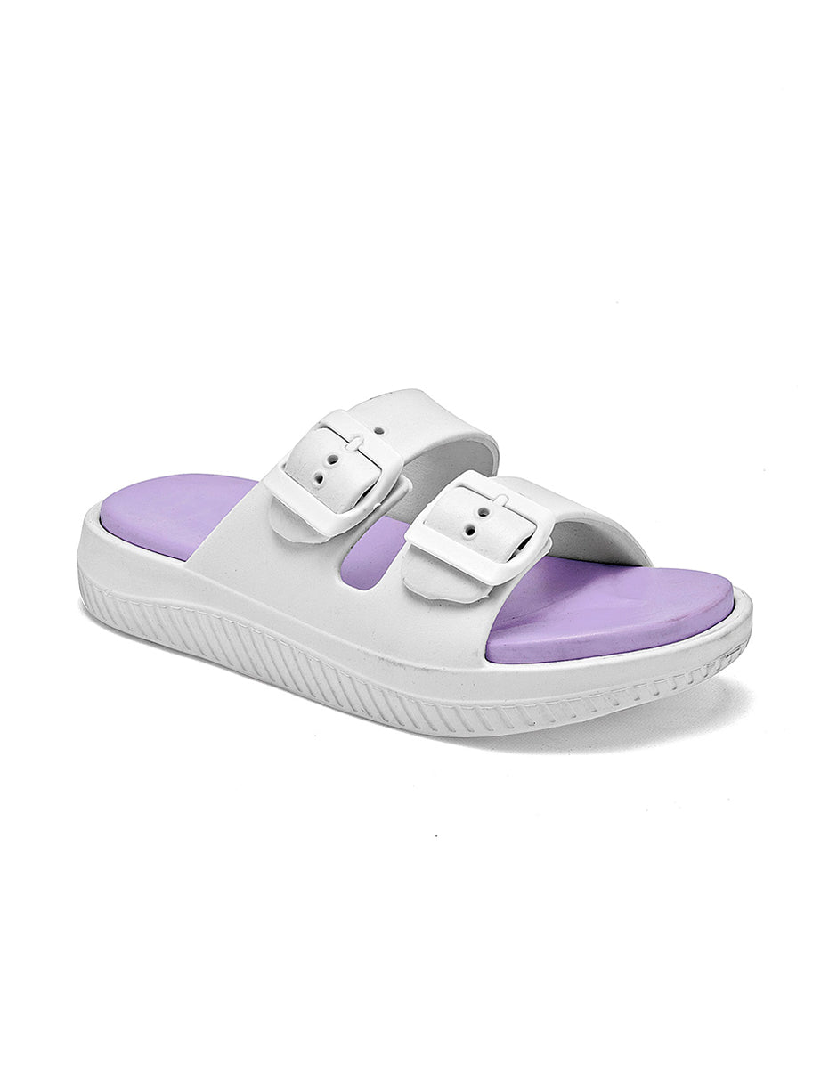 Sandalias clásicas Color Blanco Para Mujer De RBBASICS