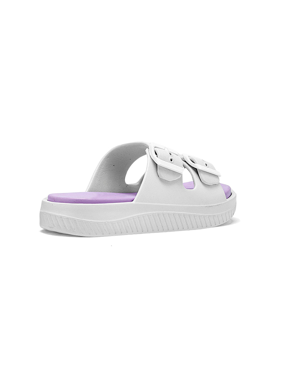 Sandalias clásicas Color Blanco Para Mujer De RBBASICS