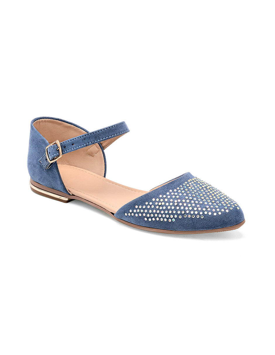 Loafers Color Azul Para Mujer De RBBASICS