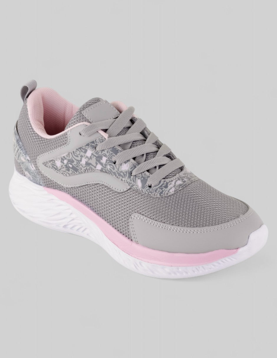 Tenis para entrenamiento Exterior Sintético Color Gris Para Mujer De RBMOVE