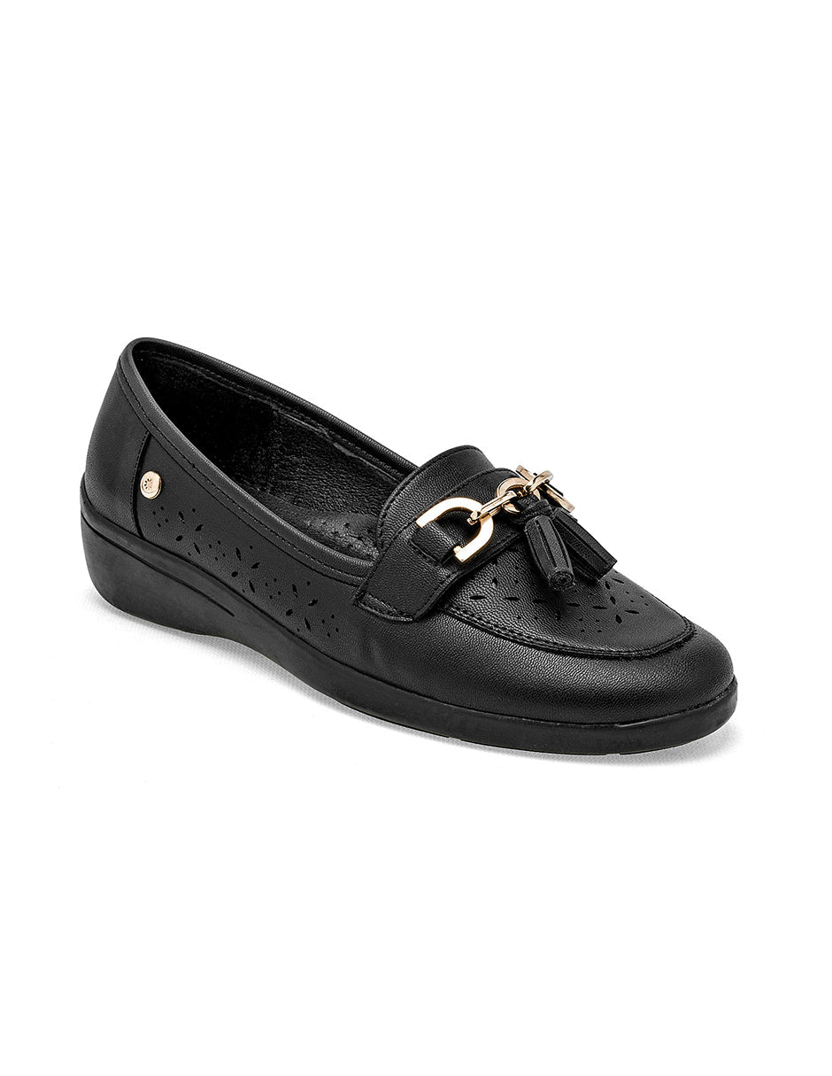 Loafers Color Negro Para Mujer De RBCOLLECTION