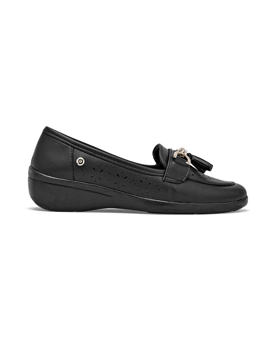 Loafers Color Negro Para Mujer De RBCOLLECTION