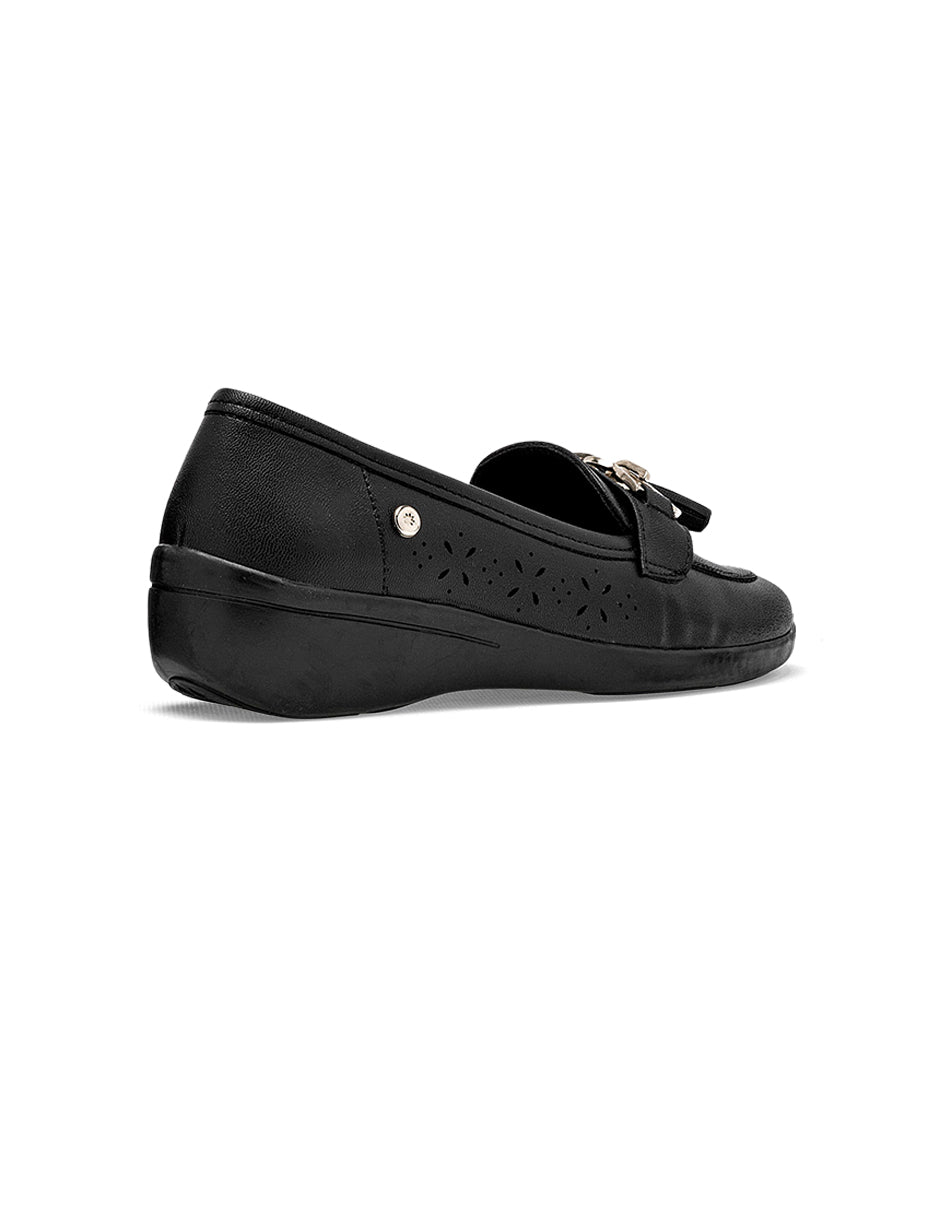 Loafers Color Negro Para Mujer De RBCOLLECTION