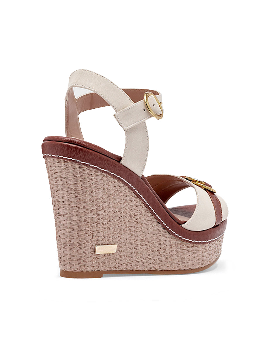 Sandalias con plataforma Color Late Para Mujer De RBCOLLECTION