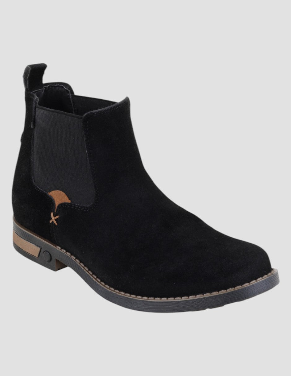 Botas tipo western Exterior Gamuza sintética Color Negro Para Hombre De RBCOLLECTION