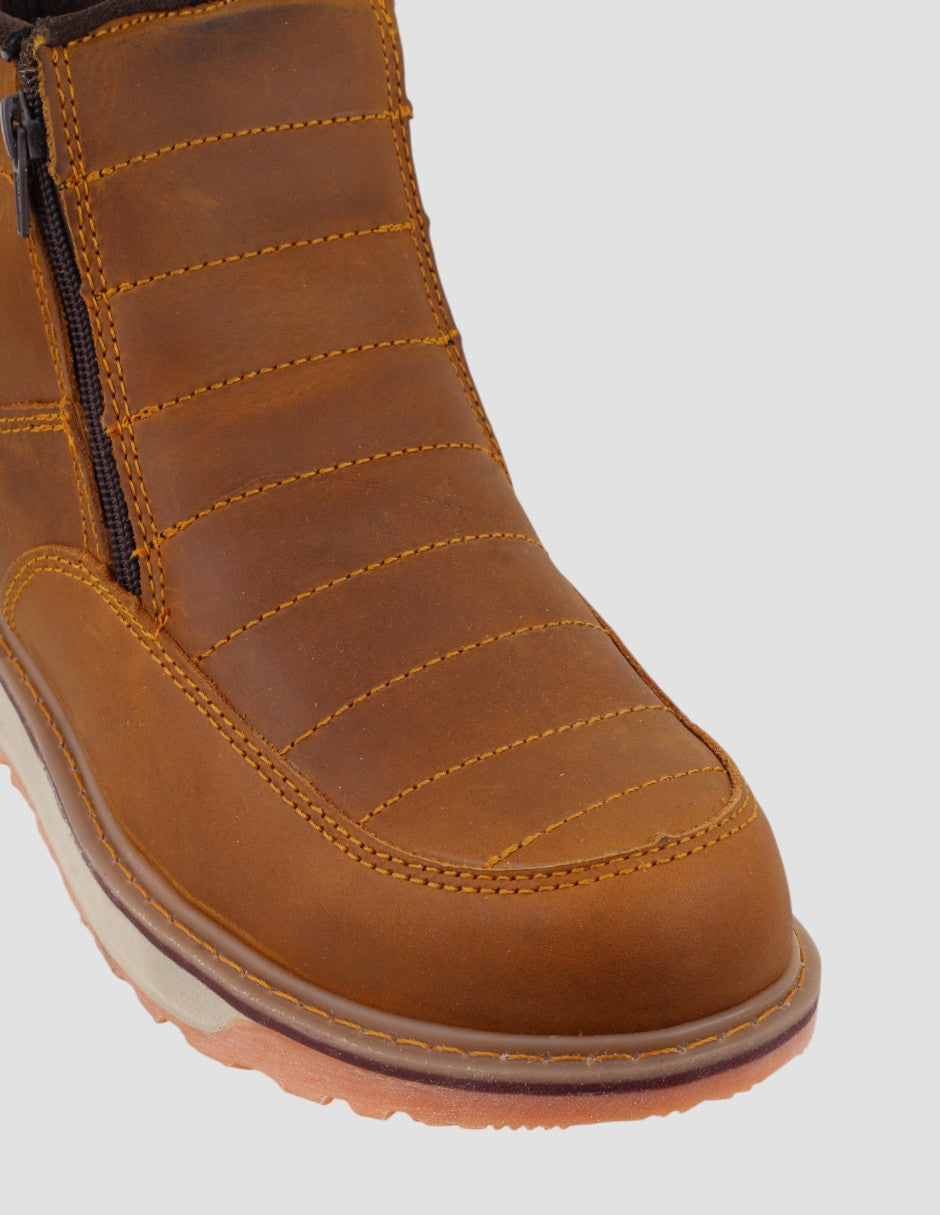 Botas casuales Hand made en Piel – Cafe