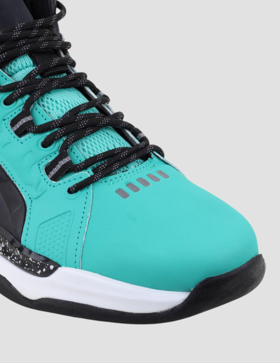 Tenis para basquet Pontiac en Sintético – Verde