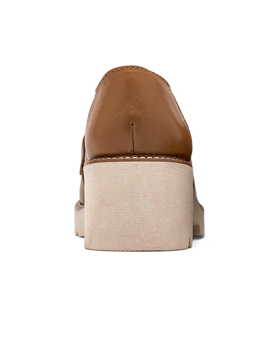 Mocasines Color Camel Para Mujer De RBCOLLECTION