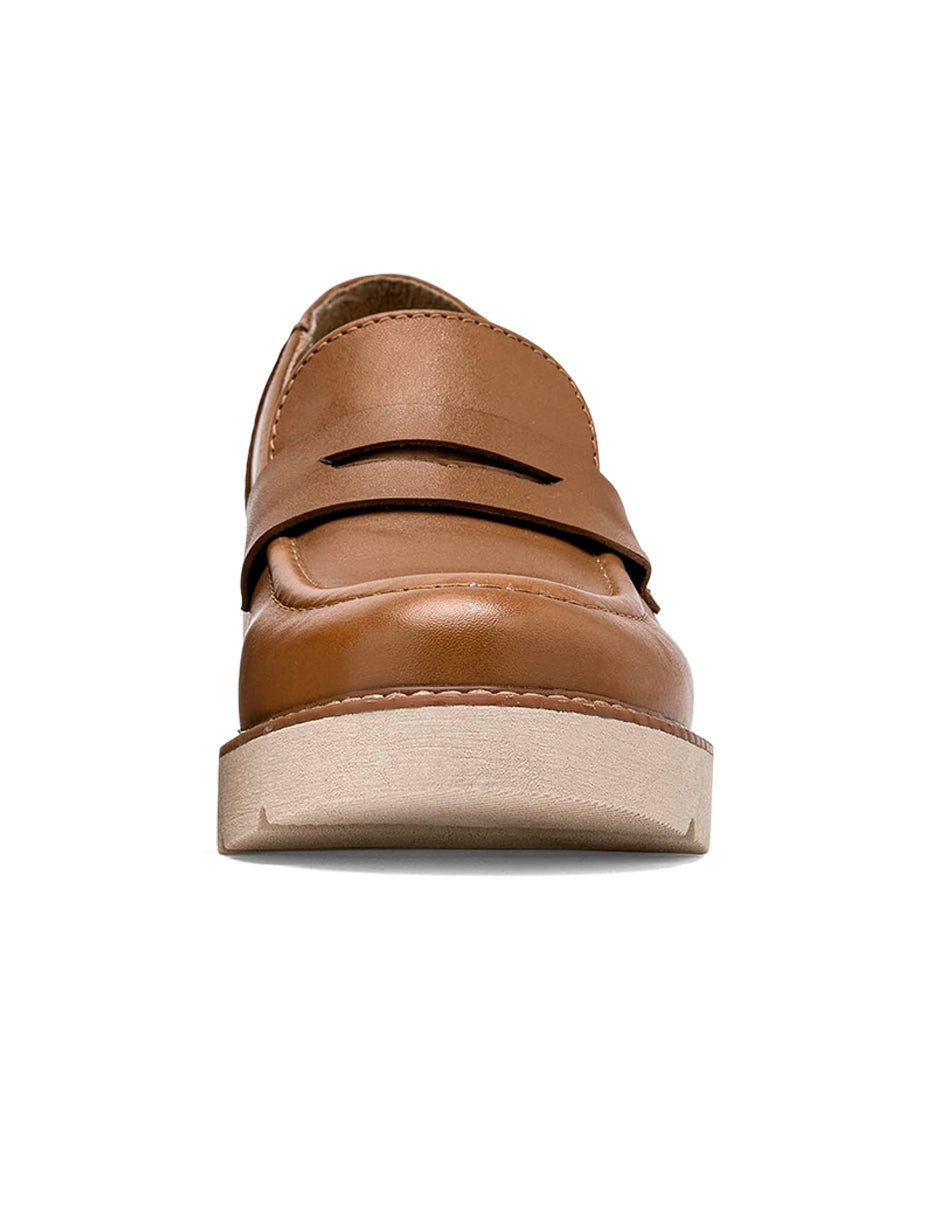 Mocasines Color Camel Para Mujer De RBCOLLECTION