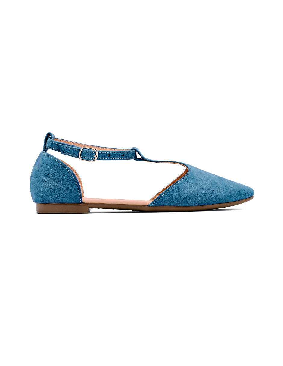 Loafers Color Azul Para Mujer De RBBASICS