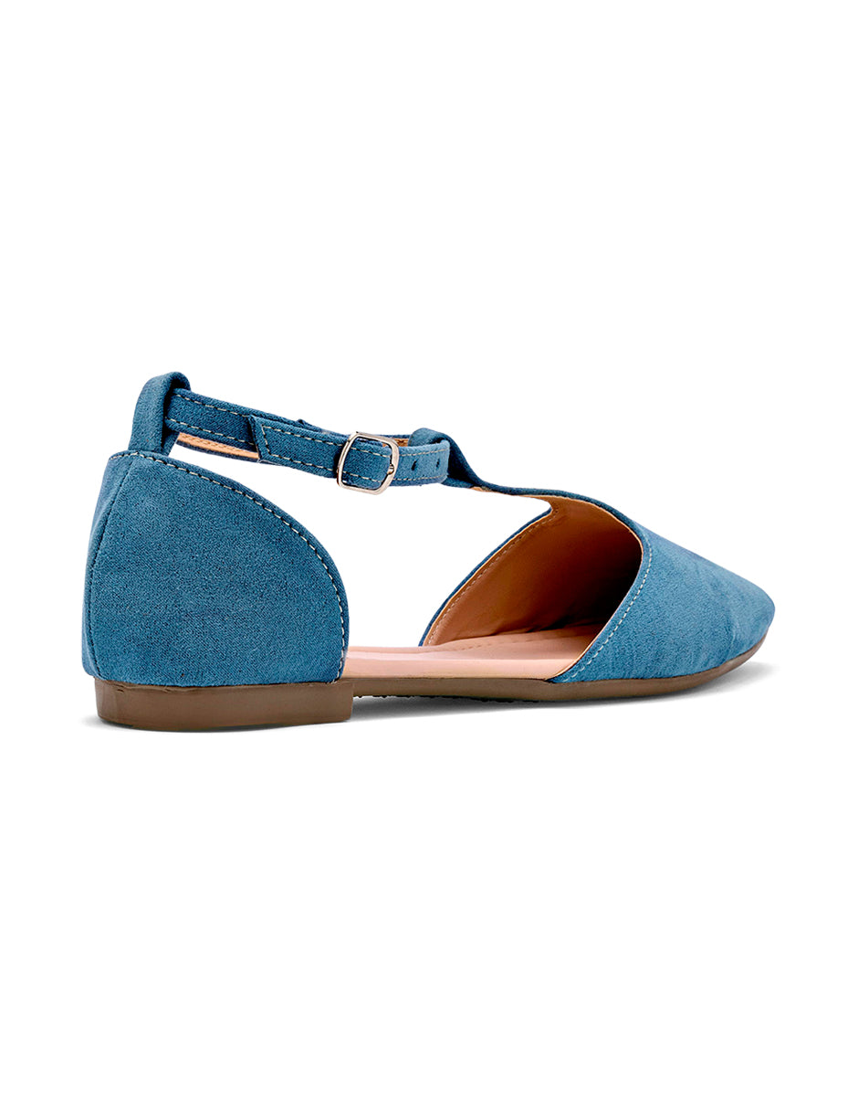 Loafers Color Azul Para Mujer De RBBASICS