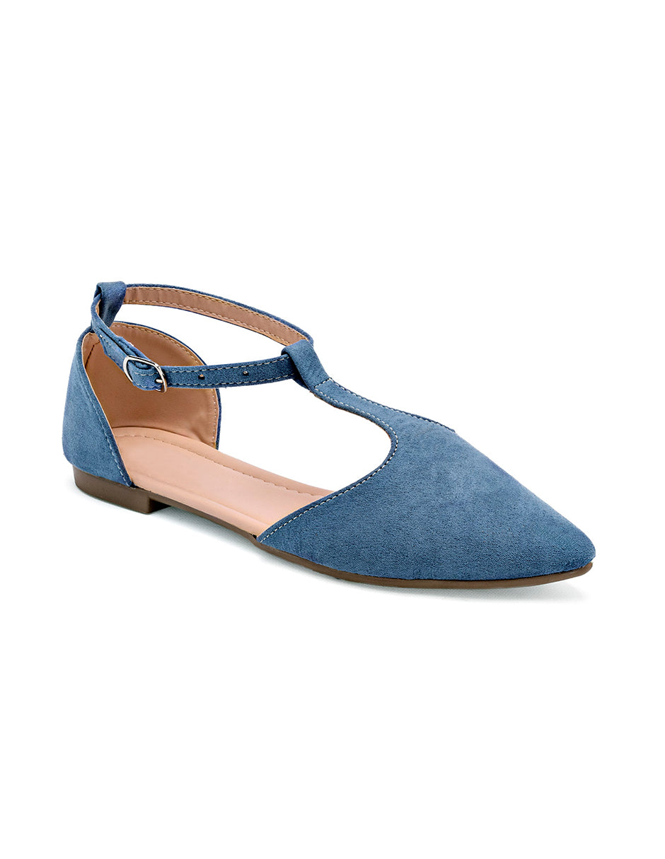 Loafers Color Azul Para Mujer De RBBASICS