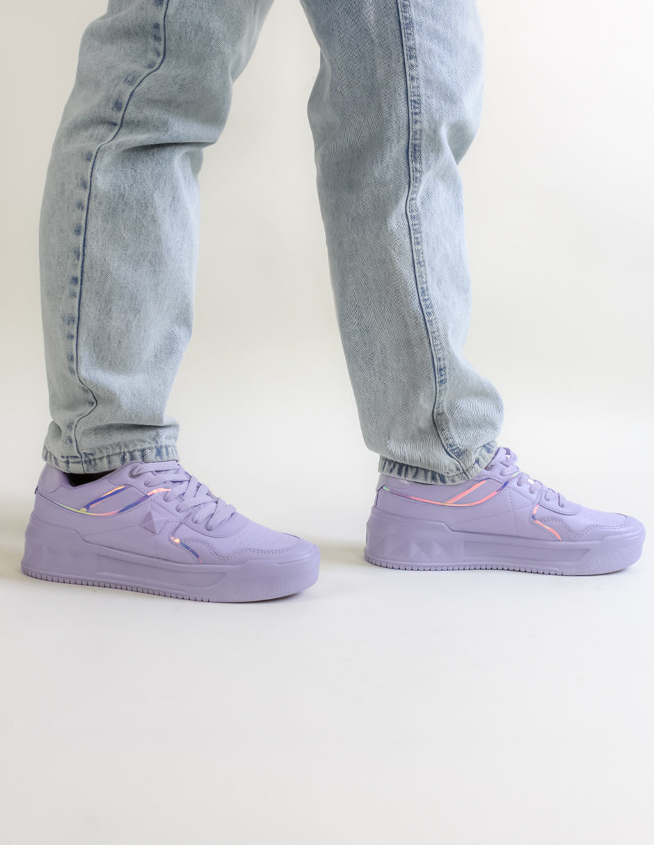 Tenis con cordones New york Sintético - Morado