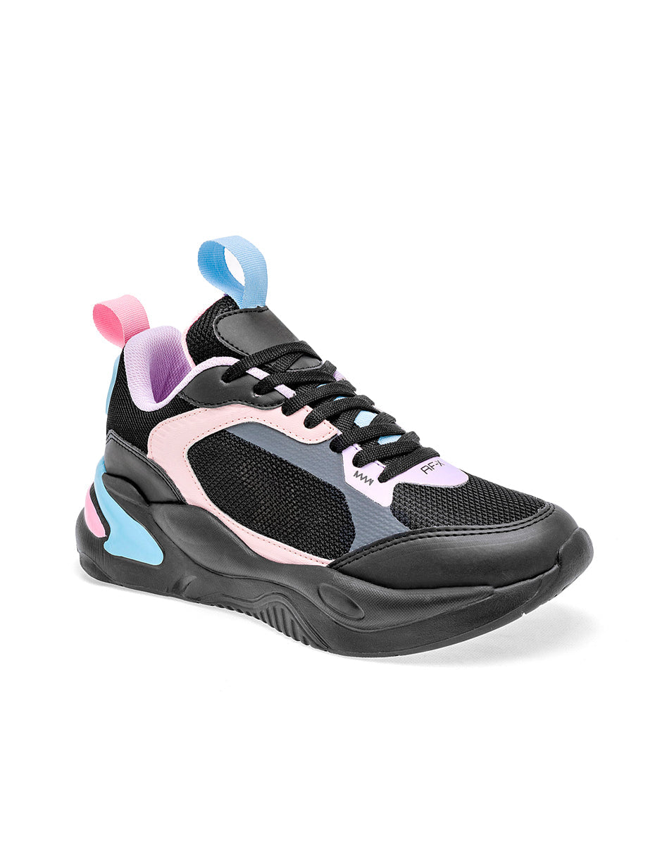 Tenis tipo deportivo Color Negro Para Mujer De RBCOLLECTION