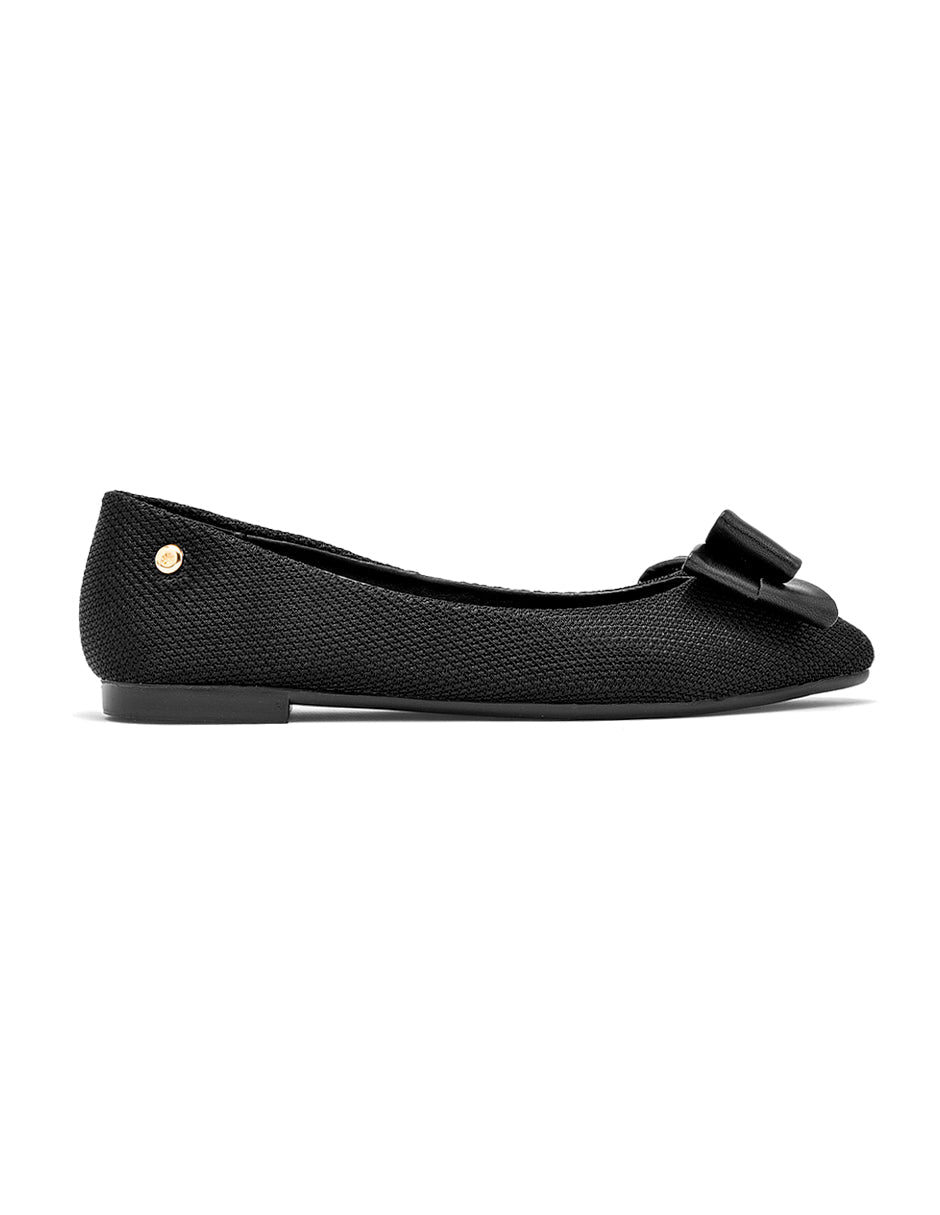 Flats puntales Color Negro Para Mujer De RBBASICS